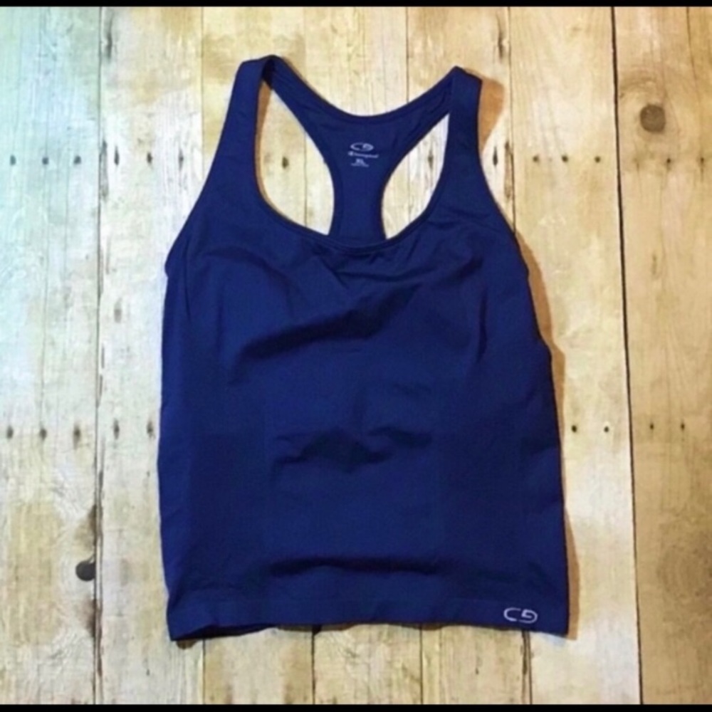 Champion Navy Racerback Tank